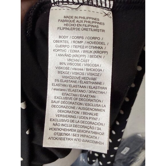 Lauren Ralph Lauren Polka Dot Surplice Top 3X Faux Wrap Long Sleeve Career NWT - Picture 6 of 13